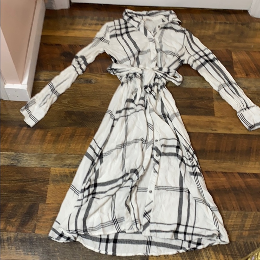 Black and White plaid dress